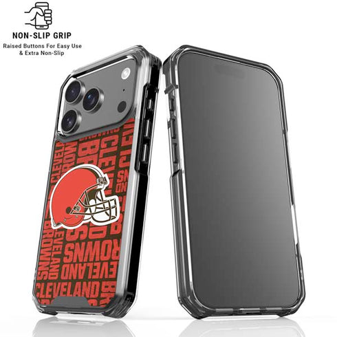 NFL Cleveland Browns - Blast iPhone 18 Pro Clear Case