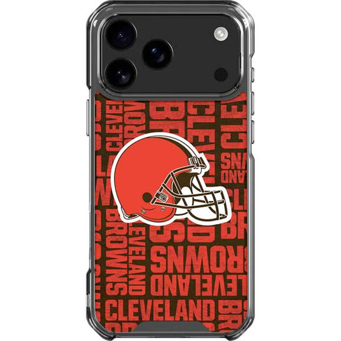 NFL Cleveland Browns - Blast iPhone 18 Pro Max Clear Case
