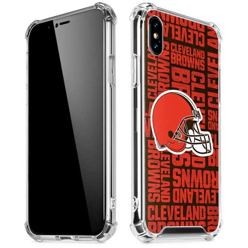 NFL Cleveland Browns - Blast iPhone X/XS Clear Case