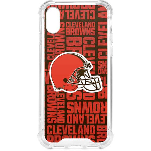 NFL Cleveland Browns - Blast iPhone XS Clear Case
