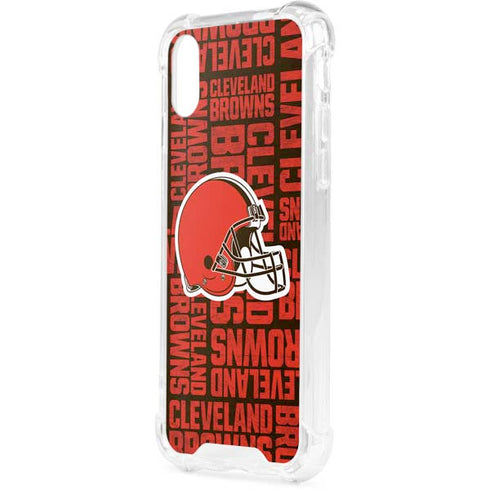 NFL Cleveland Browns - Blast iPhone XS Clear Case