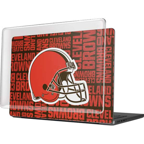 NFL Cleveland Browns - Blast MacBook Pro 14in (2021-24) Case plus Skin
