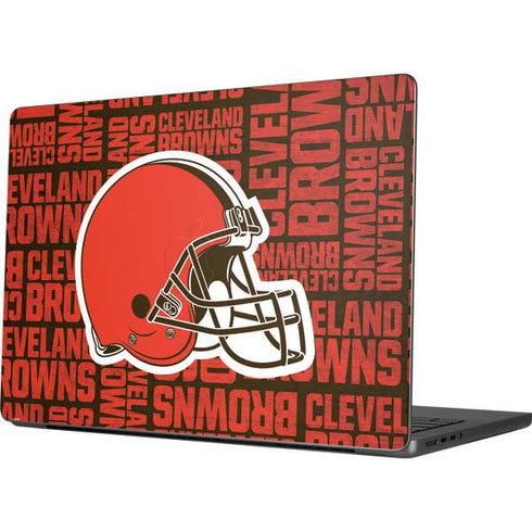 NFL Cleveland Browns - Blast Apple MacBook Pro 14-inch Skin