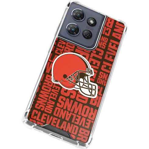 NFL Cleveland Browns - Blast Moto G 5G (2025) Clear Case