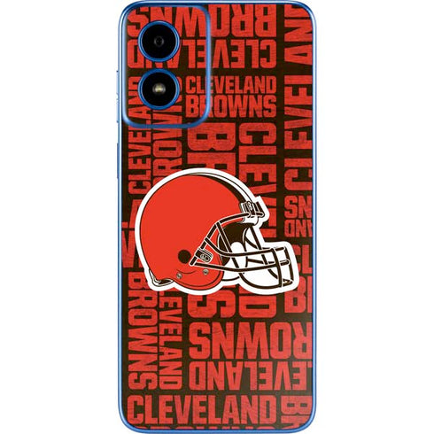 NFL Cleveland Browns - Blast Moto G Play 4G (2024) Skin