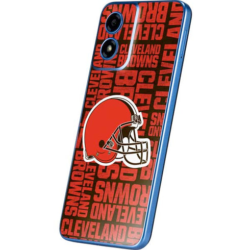 NFL Cleveland Browns - Blast Moto G Play 4G (2024) Skin