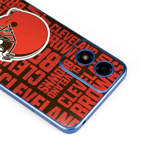 NFL Cleveland Browns - Blast Moto G Play 4G (2024) Skin