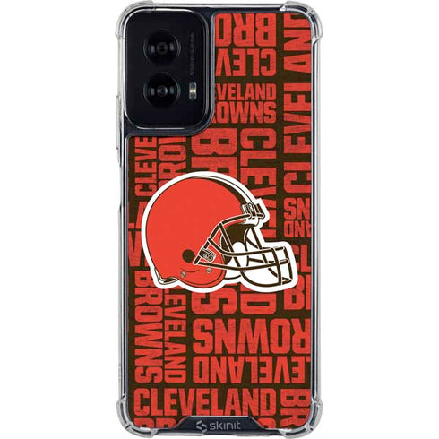 NFL Cleveland Browns - Blast Moto G Power 5G (2024) Clear Case
