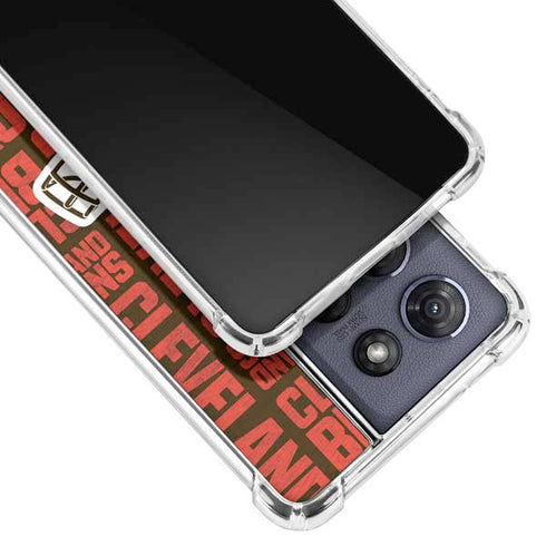 NFL Cleveland Browns - Blast Moto G Stylus 5G (2025) Clear Case