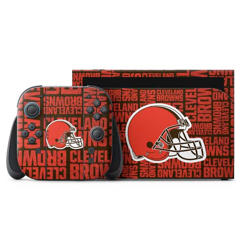 NFL Cleveland Browns - Blast Nintendo Switch 2 (2025) with Joy-Con Skin