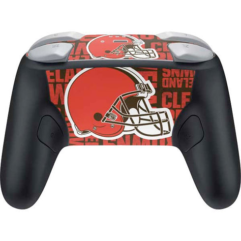 NFL Cleveland Browns - Blast Nintendo Switch 2 (2025) Pro Controller Skin