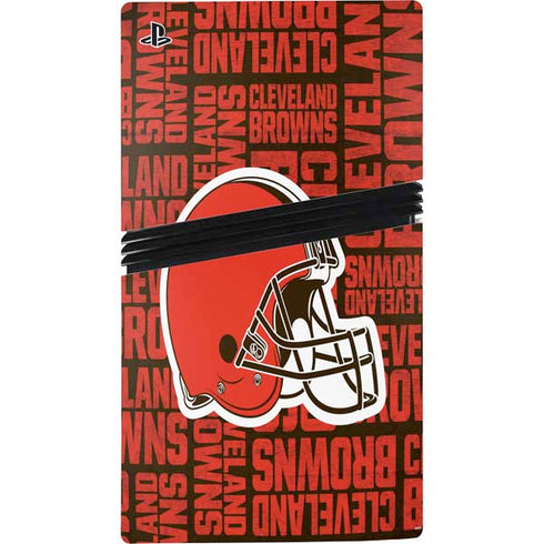 NFL Cleveland Browns - Blast PS5 Pro Console Skin