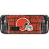 NFL Cleveland Browns - Blast Steam Deck Handheld Gaming Computer OLED Skin
