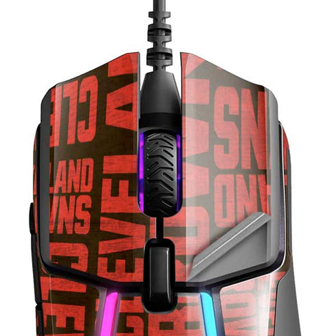 NFL Cleveland Browns - Blast SteelSeries Rival 600 Gaming Mouse Skin