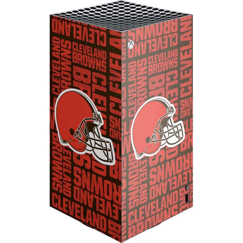 NFL Cleveland Browns - Blast XBox Series X Digital Edition Console Skin