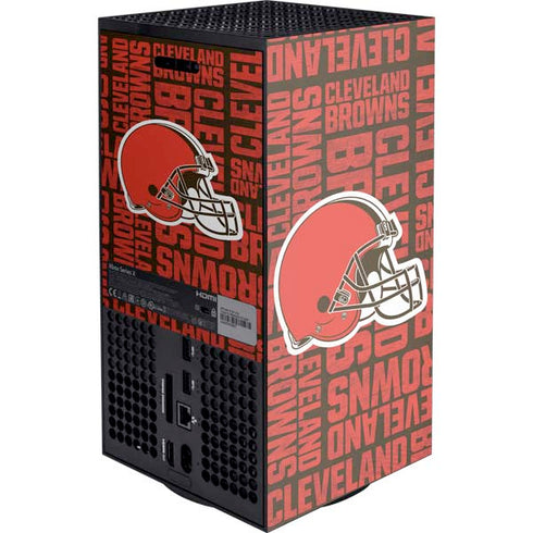 NFL Cleveland Browns - Blast XBox Series X Digital Edition Console Skin