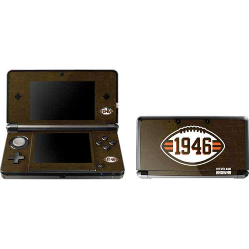 NFL Cleveland Browns Alternate Distressed Nintendo Skins