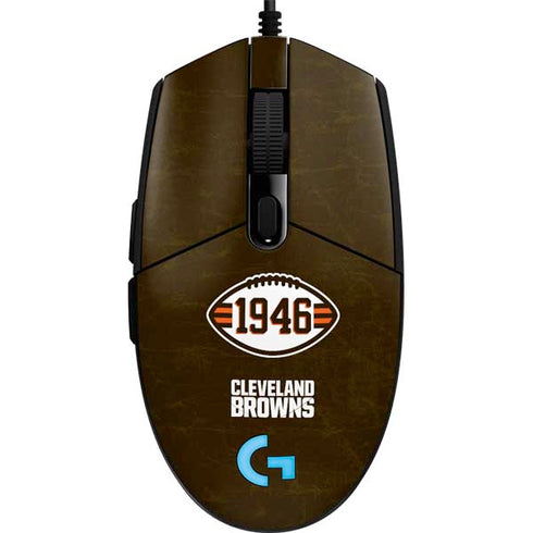 NFL Cleveland Browns Alternate Distressed G203 Prodigy RGB Wired Gaming Mouse Skin