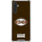 NFL Cleveland Browns Alternate Distressed Galaxy A17 Clear Case