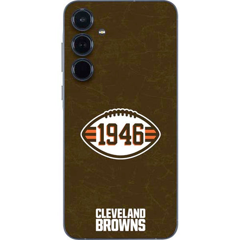 NFL Cleveland Browns Alternate Distressed Galaxy A35 5G Skin