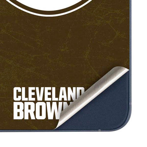 NFL Cleveland Browns Alternate Distressed Galaxy A35 5G Skin
