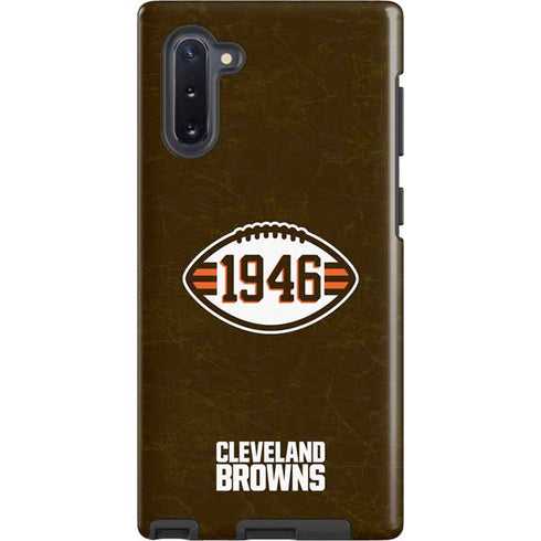 NFL Cleveland Browns Alternate Distressed Galaxy Cases