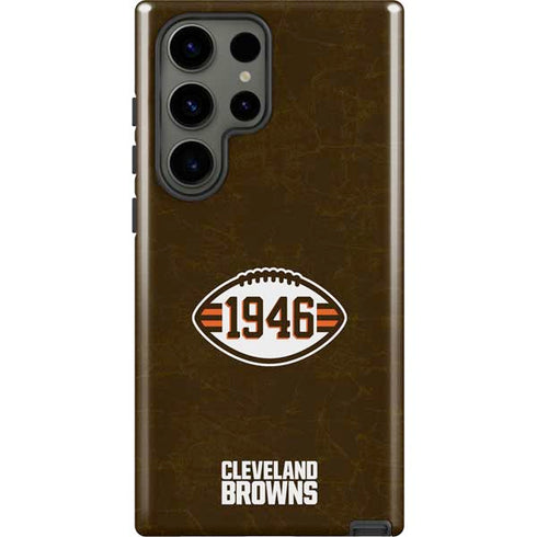 NFL Cleveland Browns Alternate Distressed Galaxy S23 Ultra Pro Case