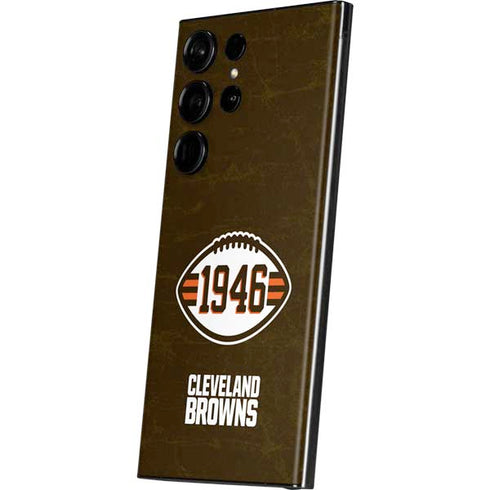 NFL Cleveland Browns Alternate Distressed Galaxy Skins