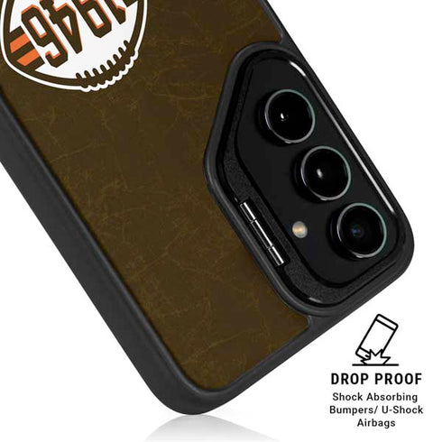 NFL Cleveland Browns Alternate Distressed Galaxy S24 FE Kickstand Case