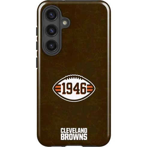 NFL Cleveland Browns Alternate Distressed Galaxy S25 Impact Case