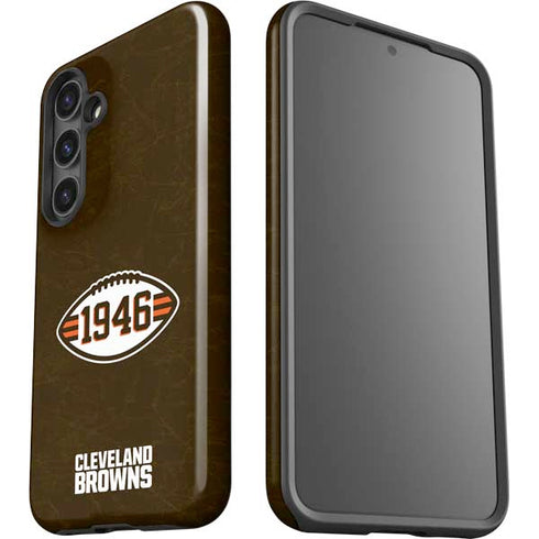 NFL Cleveland Browns Alternate Distressed Galaxy S25 Impact Case