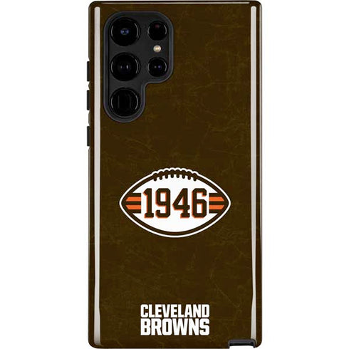 NFL Cleveland Browns Alternate Distressed Galaxy Cases