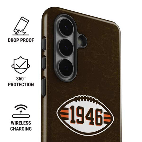 NFL Cleveland Browns Alternate Distressed Galaxy S26 Plus Impact Case