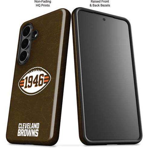 NFL Cleveland Browns Alternate Distressed Galaxy S26 Plus Impact Case