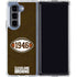 NFL Cleveland Browns Alternate Distressed Galaxy Z Fold5 5G Clear Case