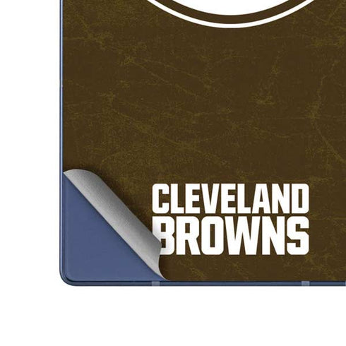 NFL Cleveland Browns Alternate Distressed Galaxy Z Fold6 Skin