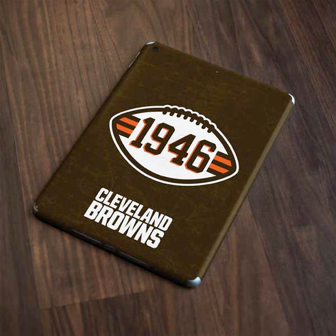 NFL Cleveland Browns Alternate Distressed Apple iPad Skin