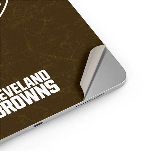 NFL Cleveland Browns Alternate Distressed iPad Pro 13in M4 (2024) Skin