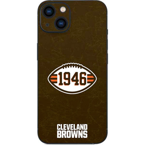 NFL Cleveland Browns Alternate Distressed iPhone Skins