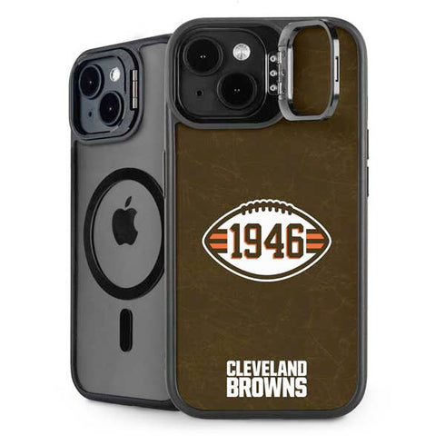 NFL Cleveland Browns Alternate Distressed iPhone 15 Kickstand Case