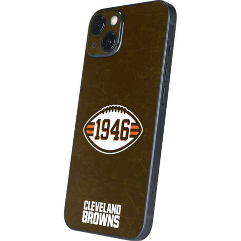 NFL Cleveland Browns Alternate Distressed iPhone 15 Skin