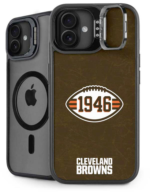 NFL Cleveland Browns Alternate Distressed iPhone 16 Kickstand Case