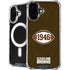 NFL Cleveland Browns Alternate Distressed iPhone 16 Plus MagSafe Case
