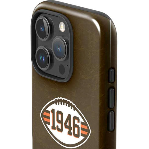 NFL Cleveland Browns Alternate Distressed iPhone 16 Pro Max Impact Case