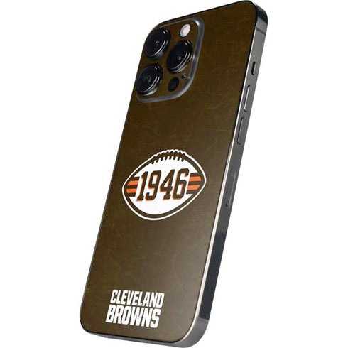 NFL Cleveland Browns Alternate Distressed iPhone 16 Pro Max Skin