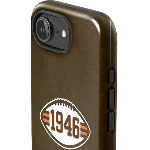 NFL Cleveland Browns Alternate Distressed iPhone 16e Impact Case