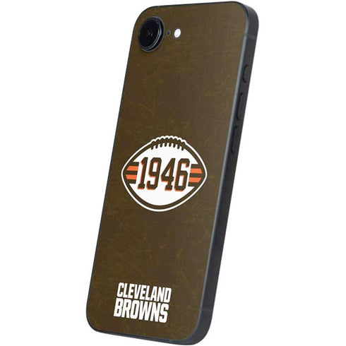 NFL Cleveland Browns Alternate Distressed iPhone 16e Skin