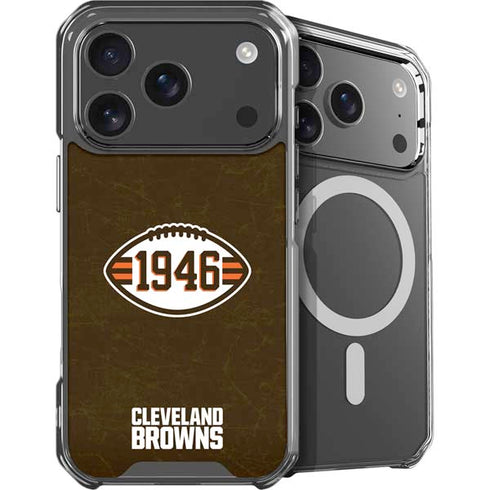 NFL Cleveland Browns Alternate Distressed iPhone 18 Pro Max MagSafe Case