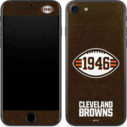 NFL Cleveland Browns Alternate Distressed iPhone 8 Skin