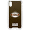 NFL Cleveland Browns Alternate Distressed iPhone XS Clear Case
